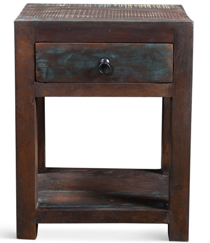Reclaimed Wood Side Table