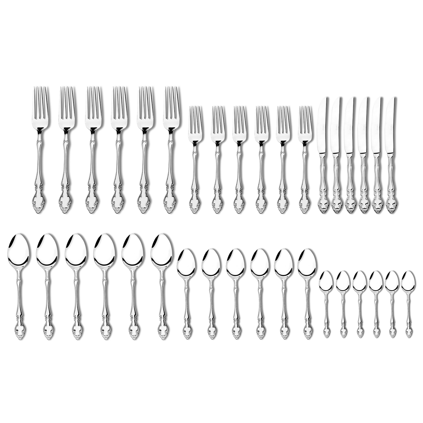Mirrored Finish 36 Piece Cutlery Set