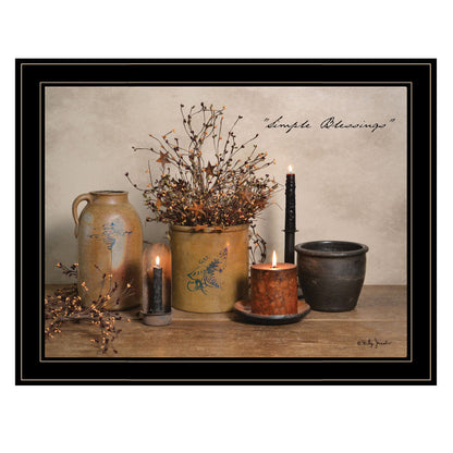 "Simple Blessings" Framed Wall Art