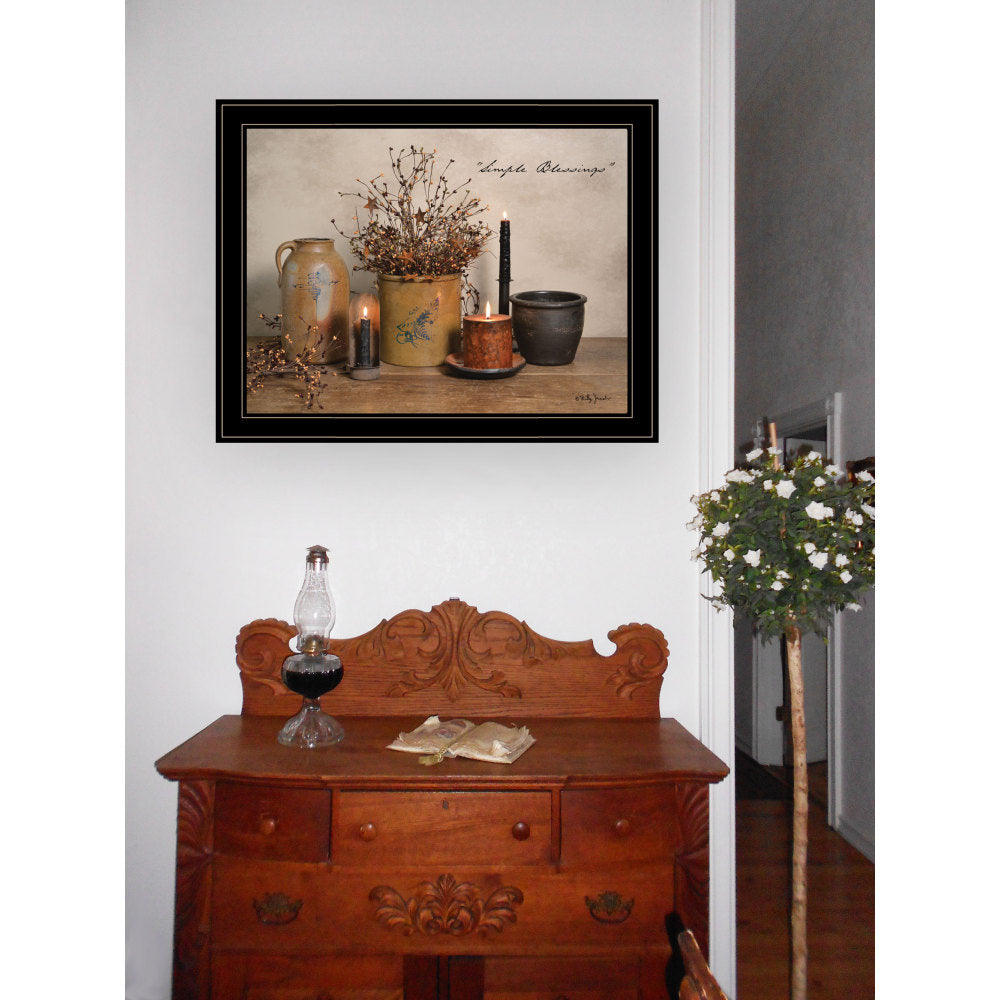 "Simple Blessings" Framed Wall Art