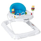 Adjustable Height Folding Portable Baby Walker - Blue