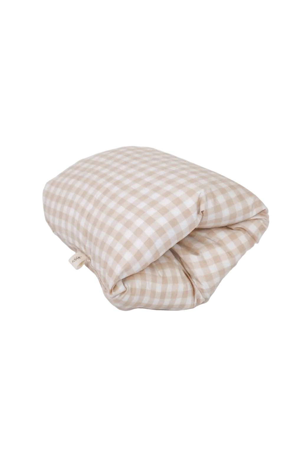 Cradle Arm Pillow - Beige Gingham