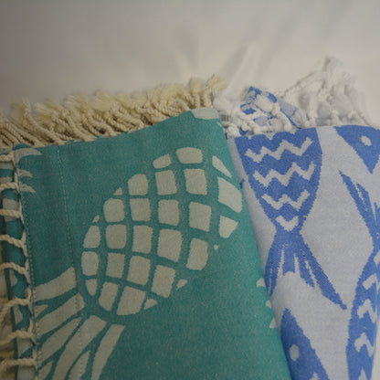 3 in 1 Turkish Cotton Beach Bag, Towel & Chair Cover