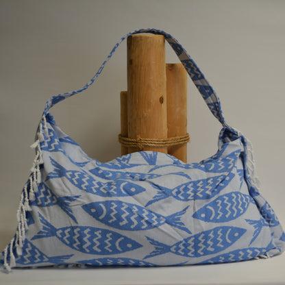 3 in 1 Turkish Cotton Beach Bag, Towel & Chair Cover