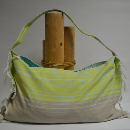 3 in 1 Turkish Cotton Beach Bag, Towel & Chair Cover