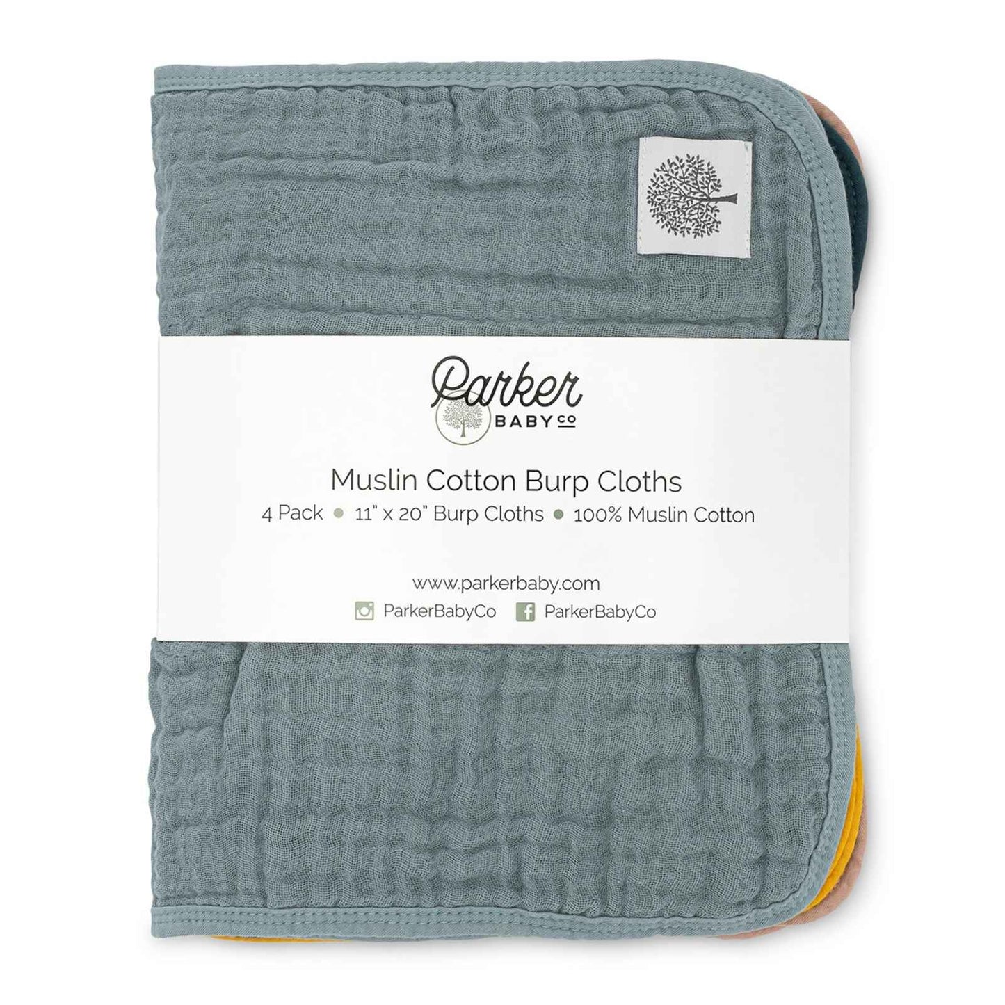 Dune Set Burp Cloths (4 Pack)
