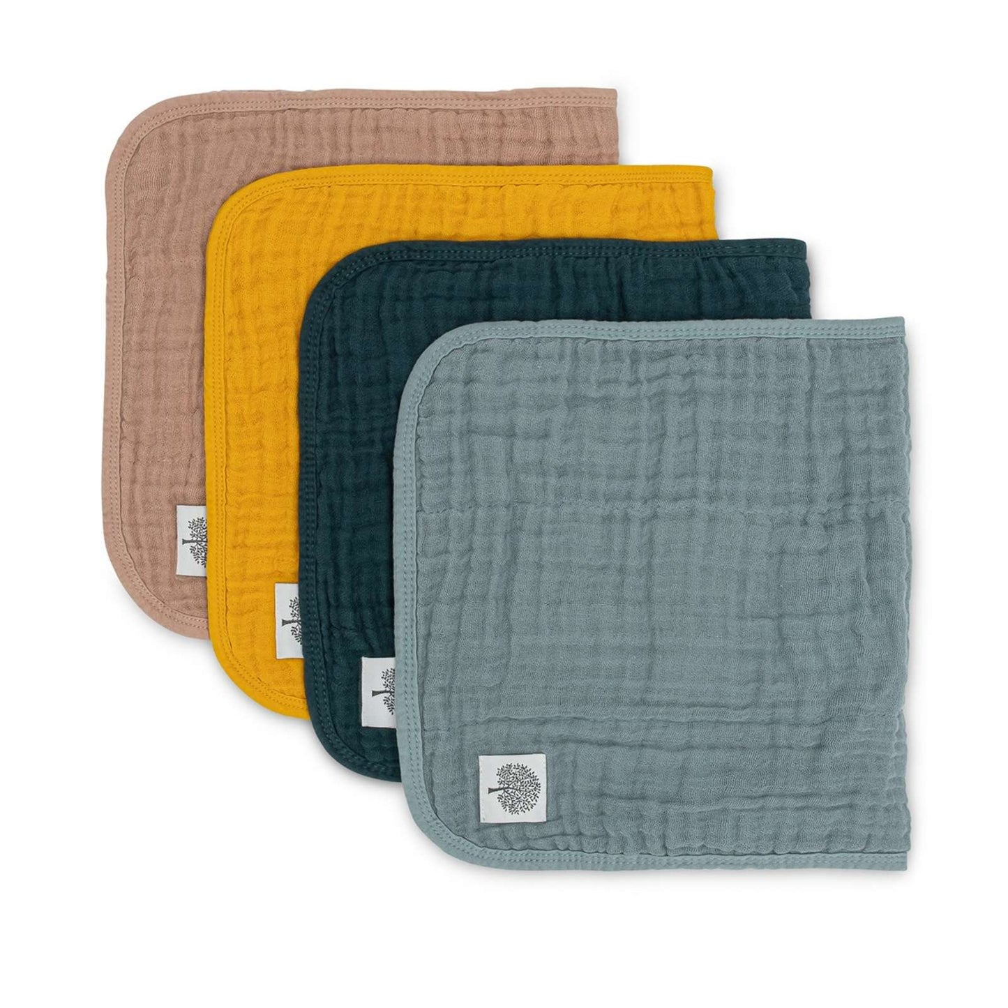 Dune Set Burp Cloths (4 Pack)
