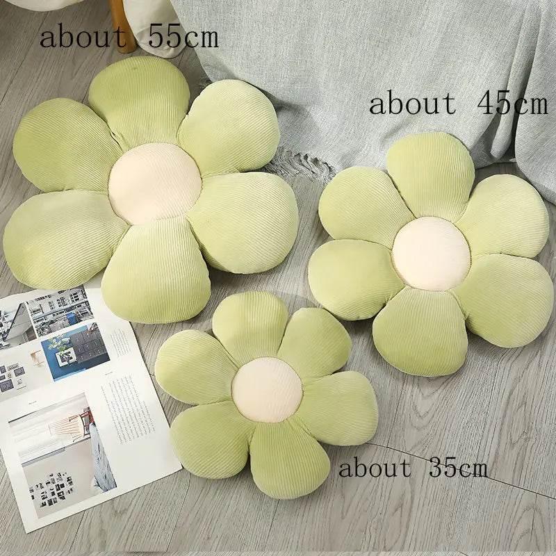 Stuffed Six Petal Sunflower Pillow