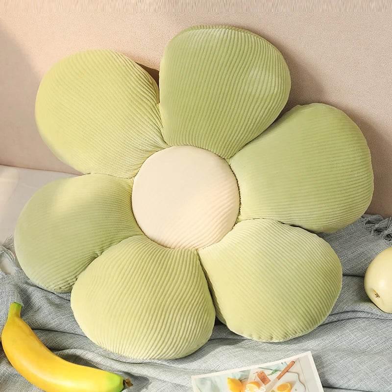 Stuffed Six Petal Sunflower Pillow