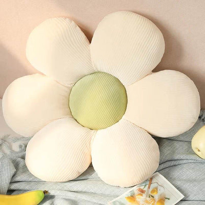 Stuffed Six Petal Sunflower Pillow