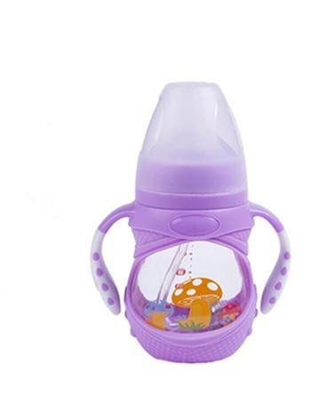 Infant Silicone Glass Feeding Bottle