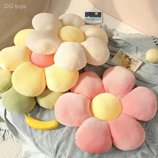 Stuffed Six Petal Sunflower Pillow