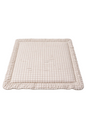 Padded Baby Play Mat - Beige Gingham