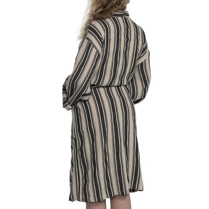 Cotton Linen Blend Kimono Unisex Bathrobe