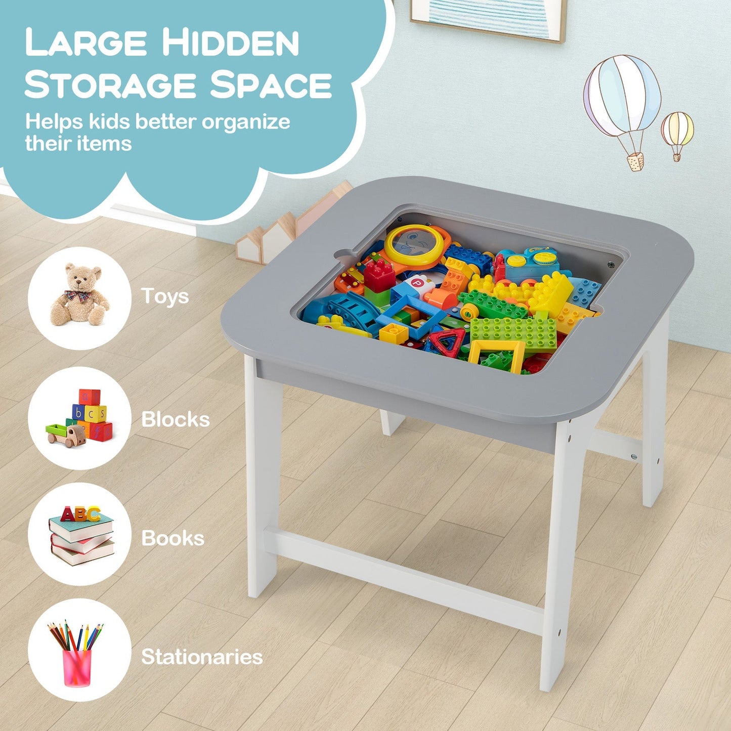 Kid's Table and Chairs Set