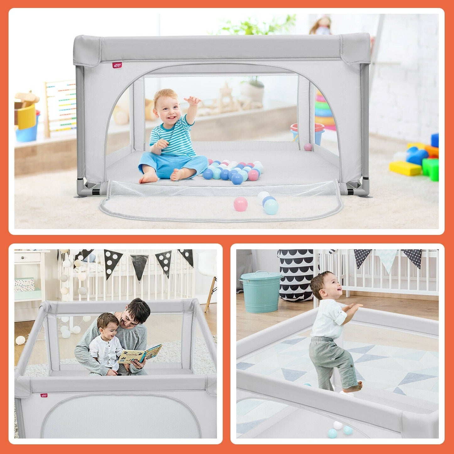 Large Playpen for Babies & Toddlers