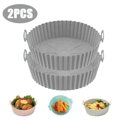 Air Fryer Silicone Basket Reusable Container