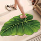 Green Shower Rug - Quick Dry Absorbent