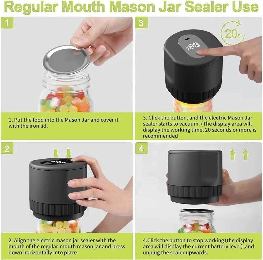 Mason Jar Vacuum Sealer