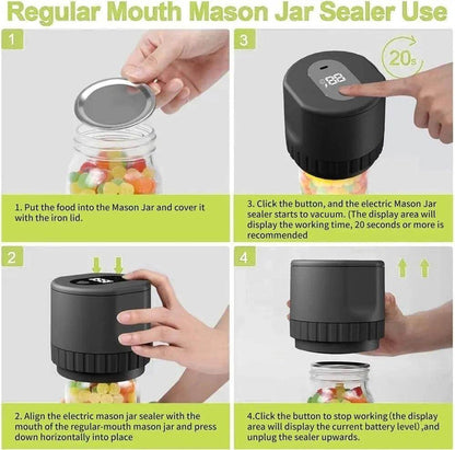 Mason Jar Vacuum Sealer