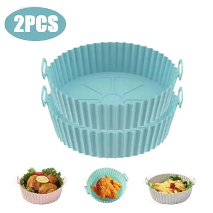 Air Fryer Silicone Basket Reusable Container