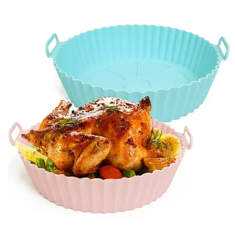Air Fryer Silicone Basket Reusable Container