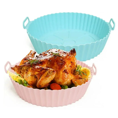 Air Fryer Silicone Basket Reusable Container
