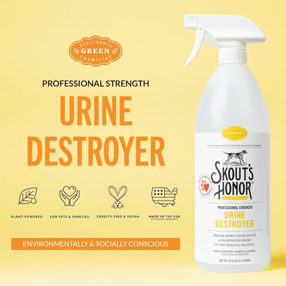 Skout's Honor Dog Urine Destroyer Carpet Cleaner - 35oz Professional Strength