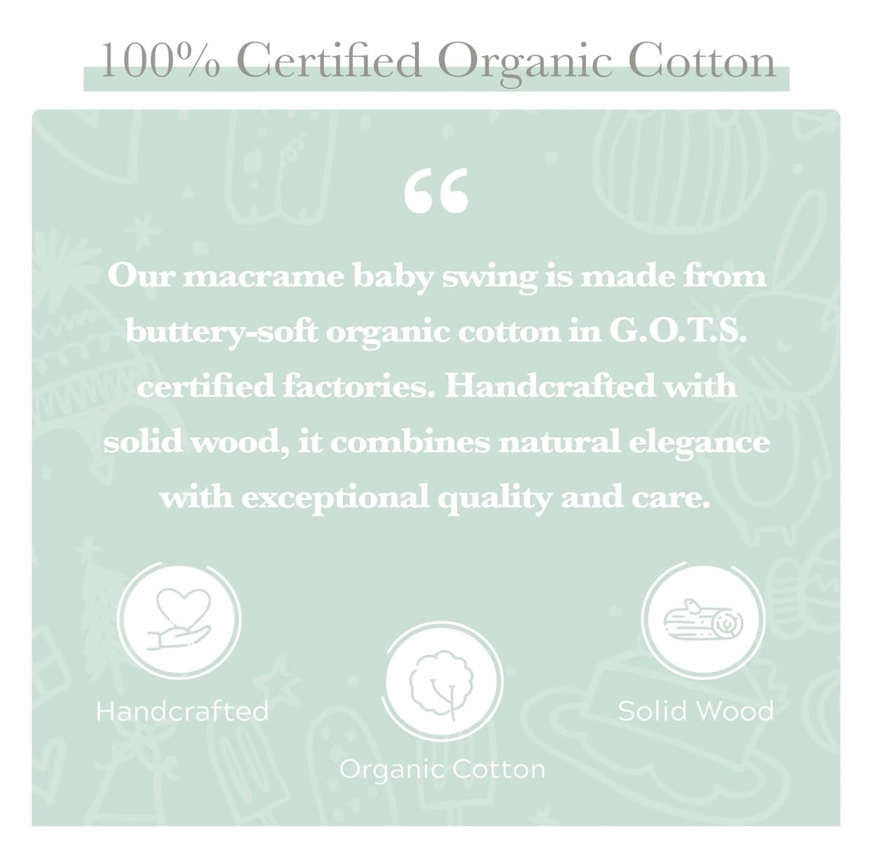 Macrame Swing for Baby