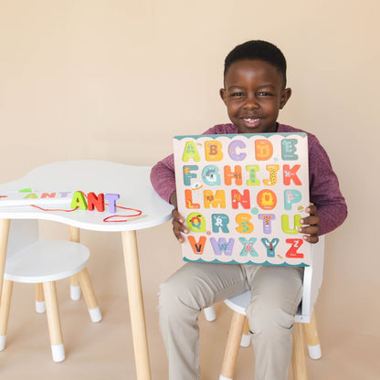 ABC Puzzle Set with Flashcards