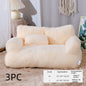 Luxury Plush Pet Sofa Bed with Pillow