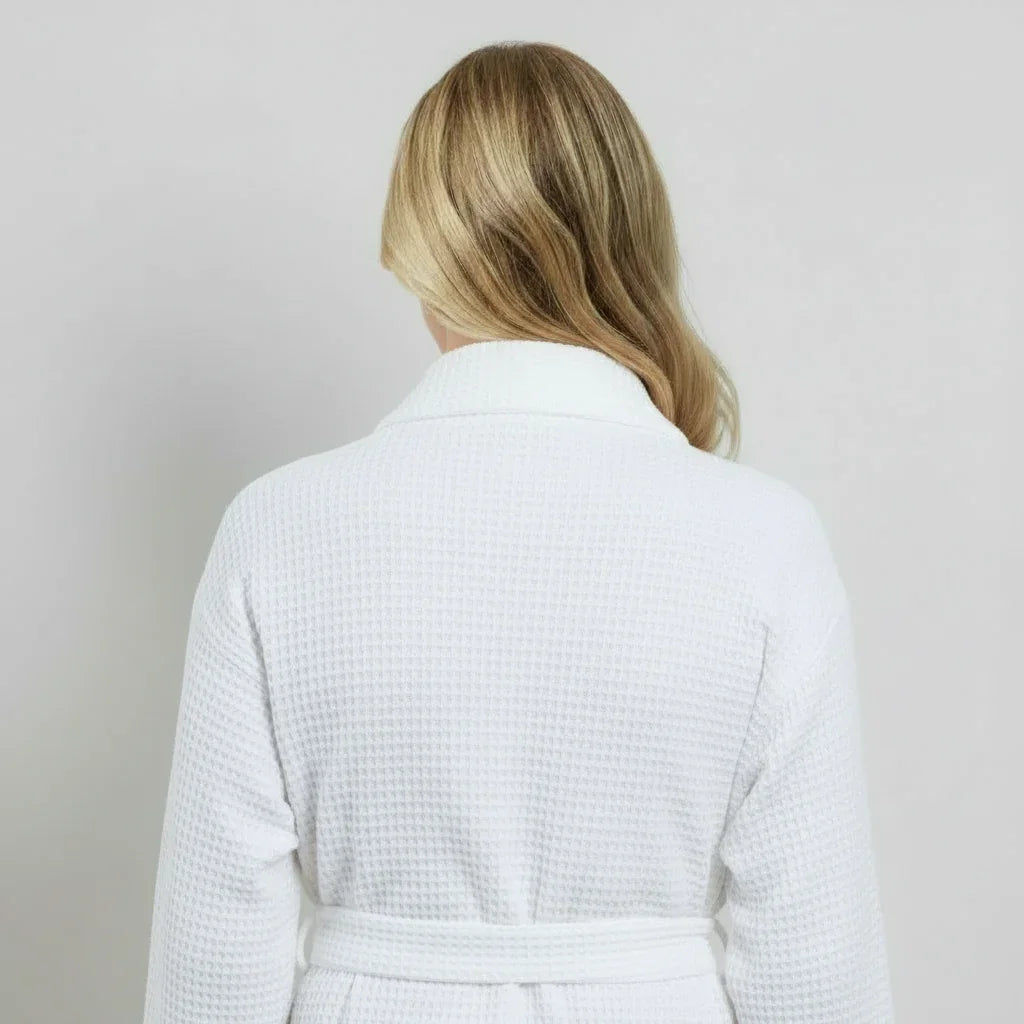 Women's Waffle Robe – Lightweight, Quick-Dry Spa Comfort