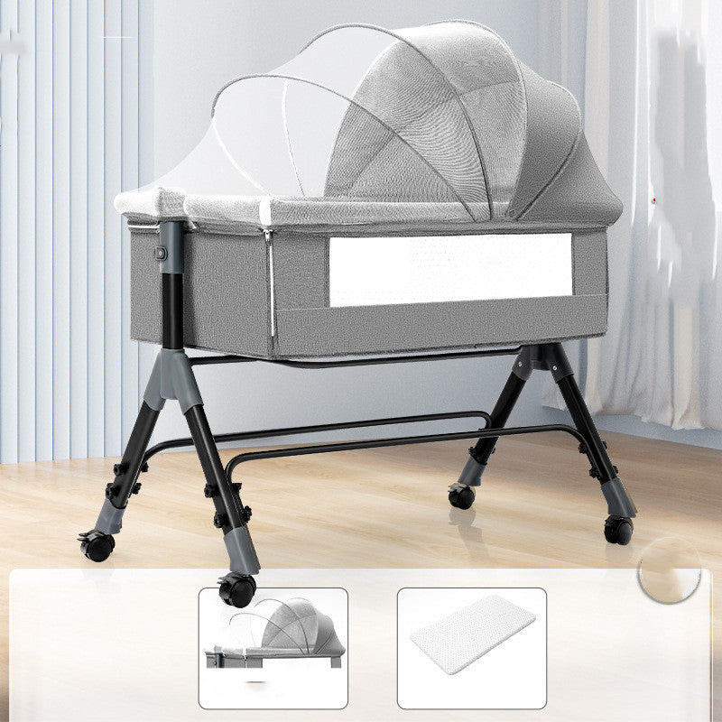 Portable Baby Crib with Canopy