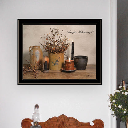"Simple Blessings" Framed Wall Art
