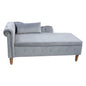 Chaise Lounge With Storage & Pillow