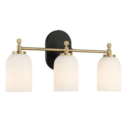 Three Lights Vanity Brush Bathroom Wall Light For Bathroom Over Mirror