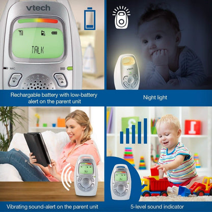 Digital Audio Baby Monitor with 2 Parent Units