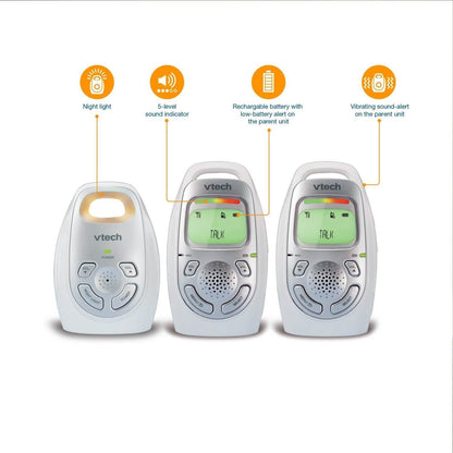 Digital Audio Baby Monitor with 2 Parent Units