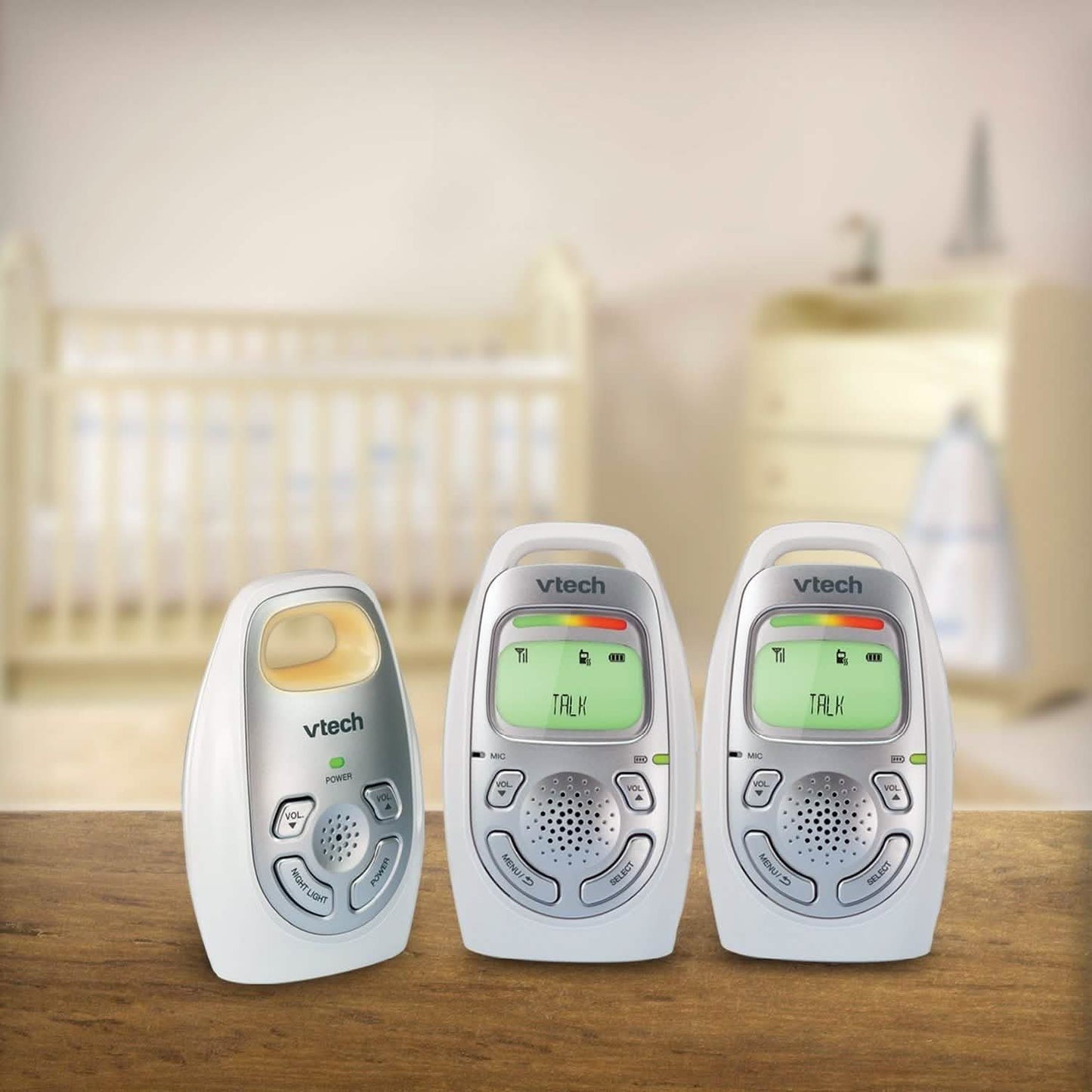 Digital Audio Baby Monitor with 2 Parent Units