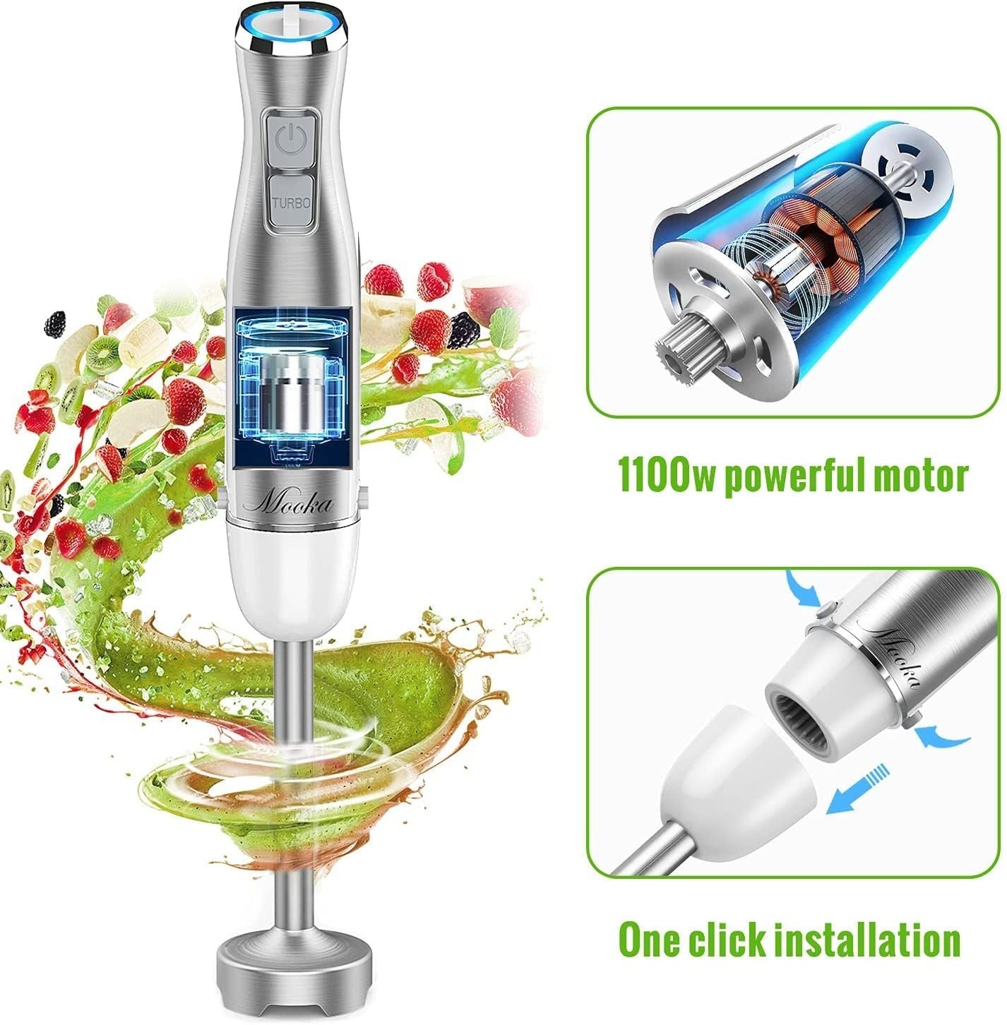 5 in 1 Multi-Purpose Immersion Blender Set