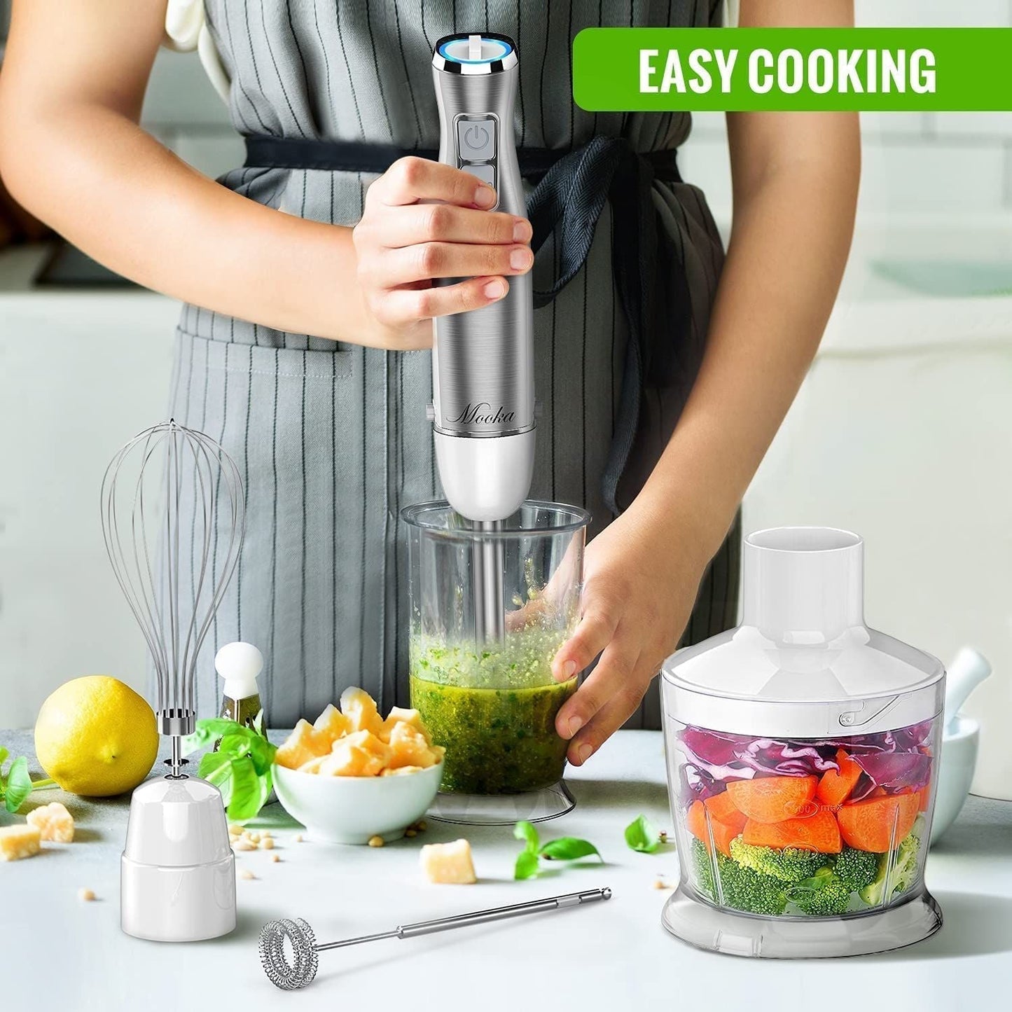 5 in 1 Multi-Purpose Immersion Blender Set