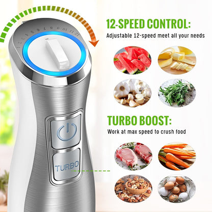 5 in 1 Multi-Purpose Immersion Blender Set