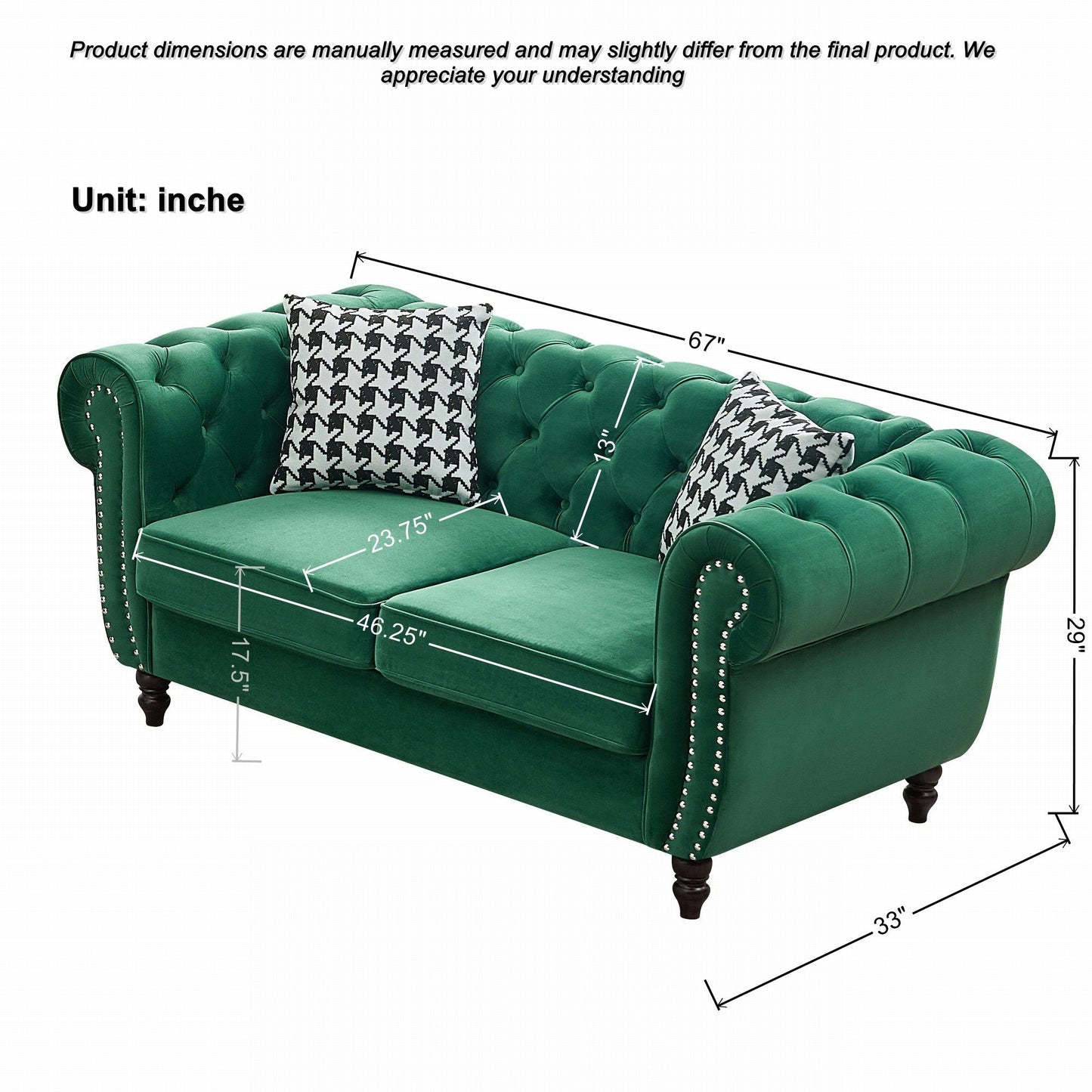 Mid Century 2 Seater Couch