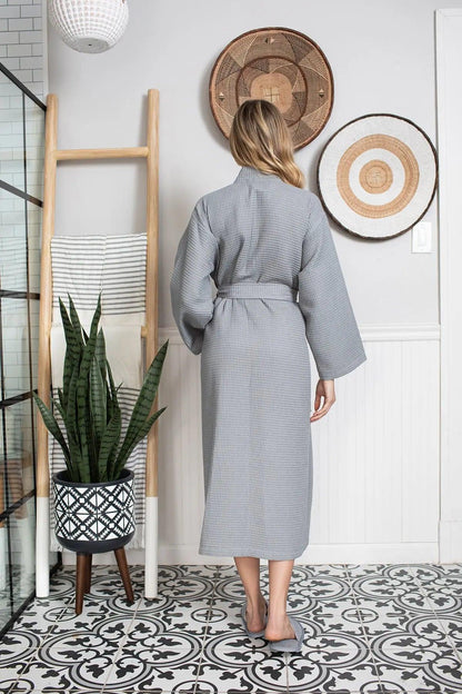 Women's Waffle Robe – Lightweight, Quick-Dry Spa Comfort