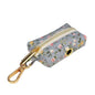 Dusty Blue Floral Dog Harness Set
