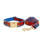 Midnight Copper Plaid Dog Harness Set