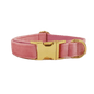 Pink Velvet Dog Harness Set