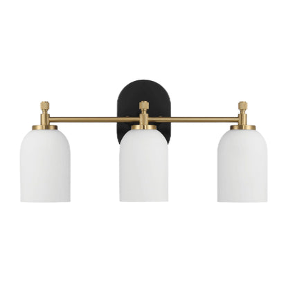Three Lights Vanity Brush Bathroom Wall Light For Bathroom Over Mirror
