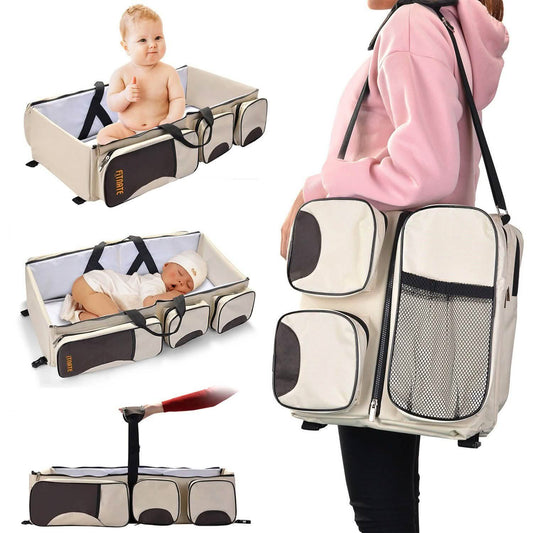 3-in-1 Tote Bag Baby Bed Changing Station