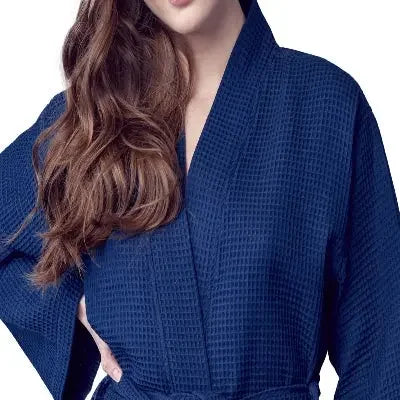 Women's Waffle Robe – Lightweight, Quick-Dry Spa Comfort